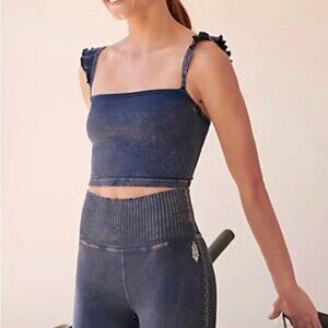 Happiness Runs Flirty Crop, Navy, XS/S, FREE PEOPLE, FP Movement
